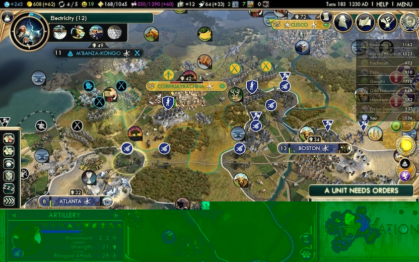 プレイレポ Civ5 わらしべ長者 ワシントン ２つの戦争 Civilization5 Civ5 シヴィライゼーション5 攻略wiki