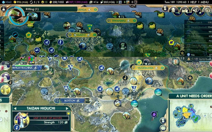 プレイレポ Civ5 わらしべ長者 ワシントン ２つの戦争 Civilization5 Civ5 シヴィライゼーション5 攻略wiki