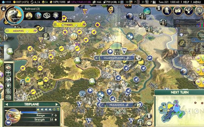 プレイレポ Civ5 わらしべ長者 ワシントン ２つの戦争 Civilization5 Civ5 シヴィライゼーション5 攻略wiki