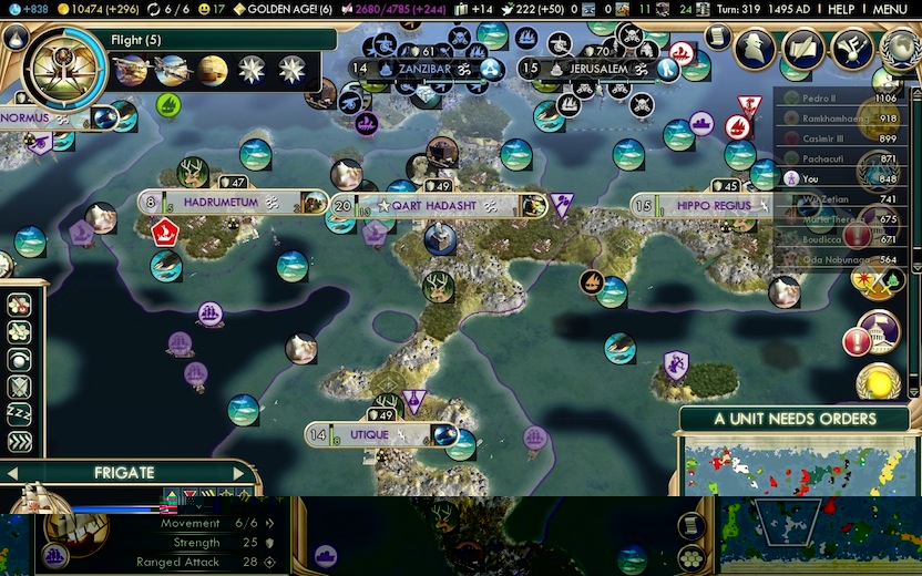 プレイレポ Mod 新生カルタゴで戦艦ラッシュ 戦艦ラッシュ 前編 Civilization5 Civ5 シヴィライゼーション5 攻略wiki